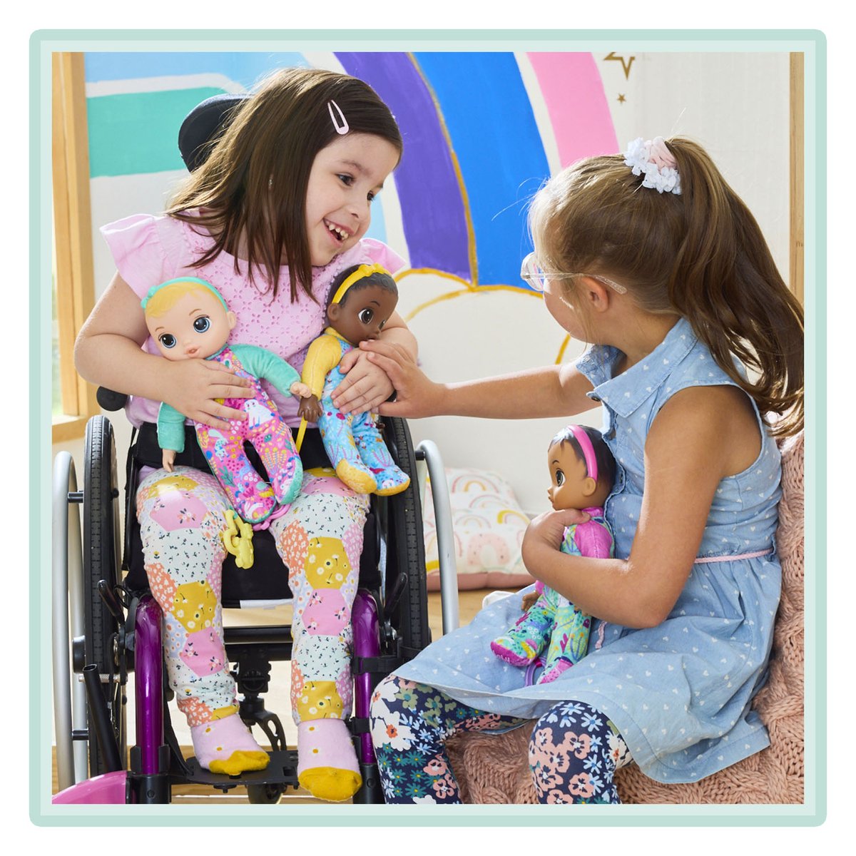 The pram goes everywhere in our Baby Alive nursery